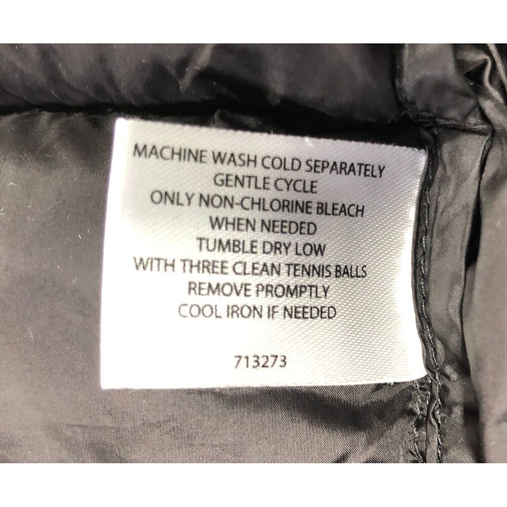 Martha Stewart Quilted Down Short Sleeve Puffer Jacket Womens M Black Full Zip - Picture 7 of 7